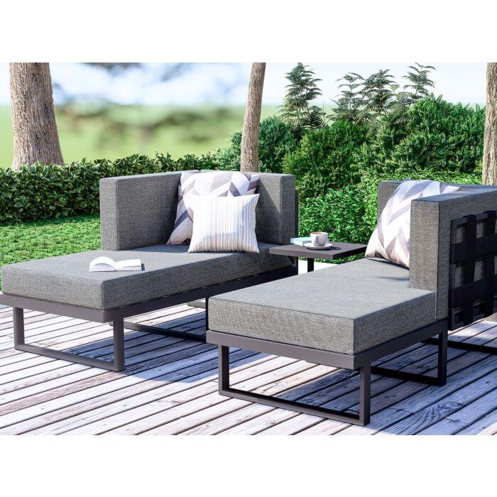 Daybed Sarah 2 Loveaseats mit Beistelltisch