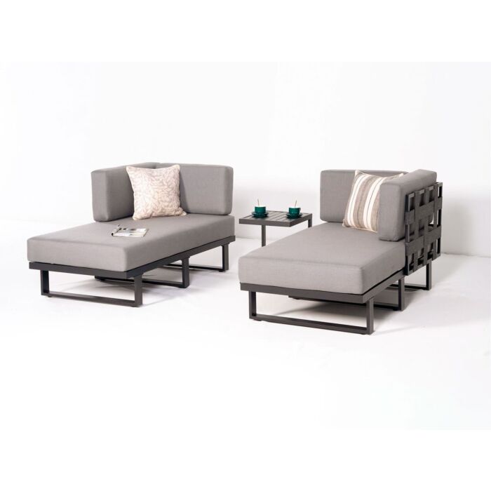 Daybed Sarah 2 Loveaseats mit Beistelltisch
