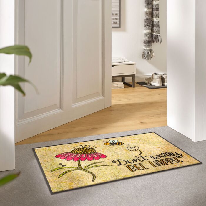 Paillasson Rollin'Art Bee Happy 50x75 cm