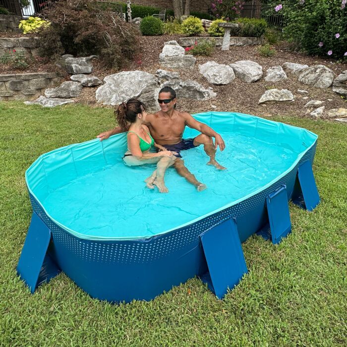 Swimmingpool faltbar, ohne Aufpumpen