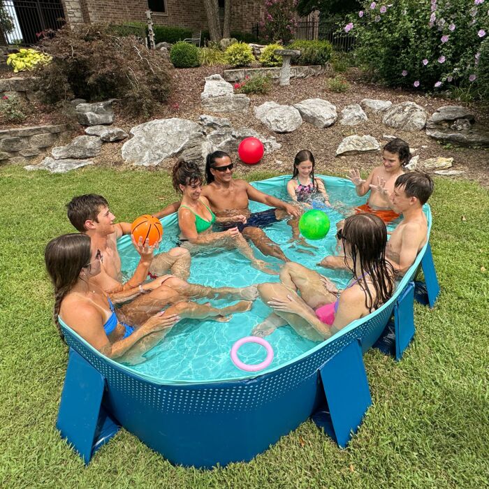 Swimmingpool faltbar, ohne Aufpumpen