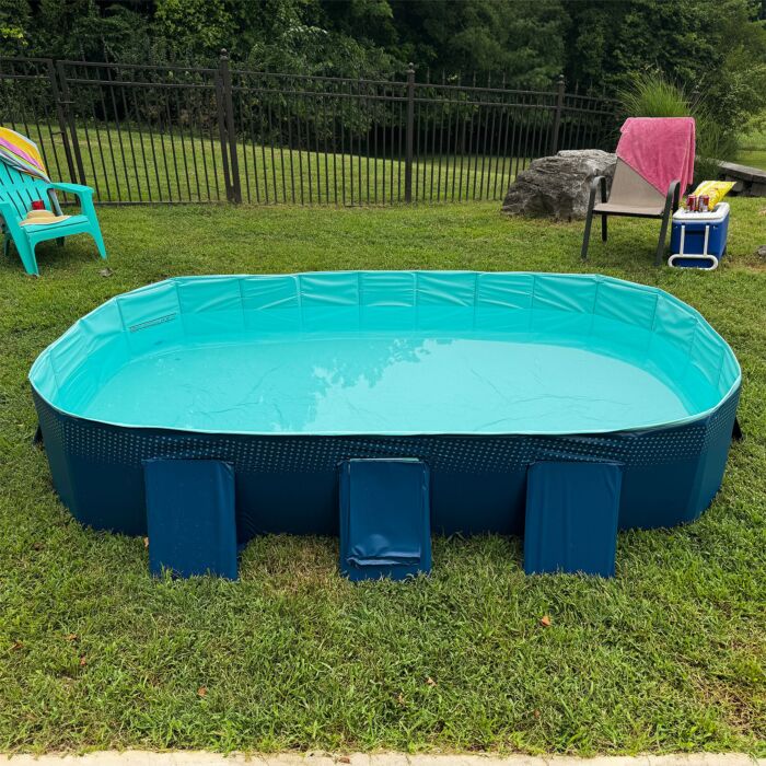 Swimmingpool faltbar, ohne Aufpumpen