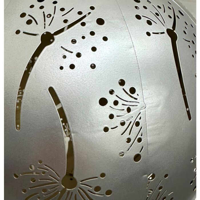 Lanterne solaire LED à motif floral