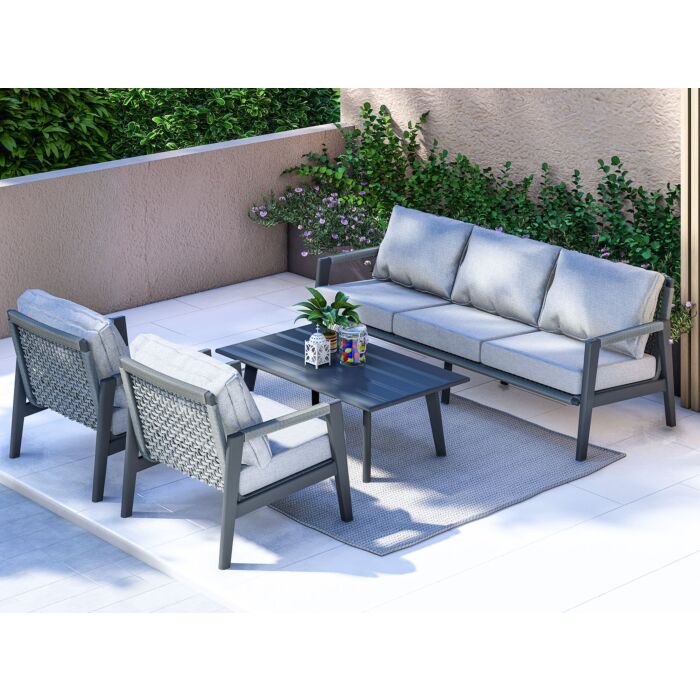 Lounge-Set 4-teilig