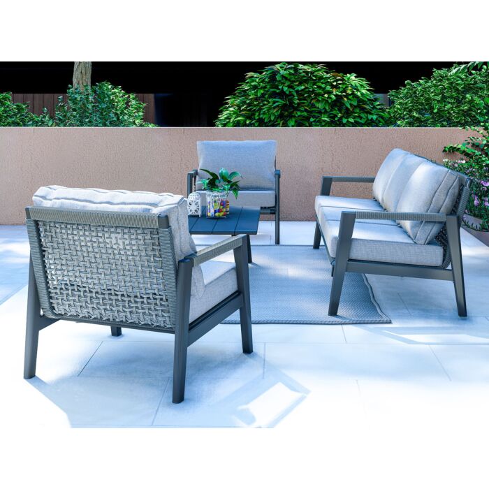 Lounge-Set 4-teilig