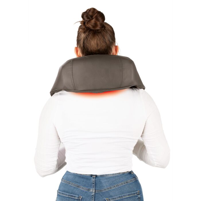 Masseur Shiatsu à accu de Vitalmaxx avec fonction chauffante