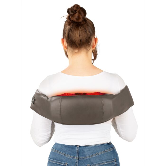 Masseur Shiatsu à accu de Vitalmaxx avec fonction chauffante