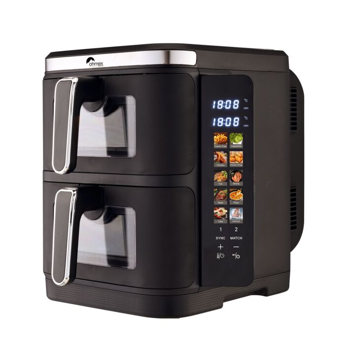 Ohmex Doppelter Air Fryer main product photo