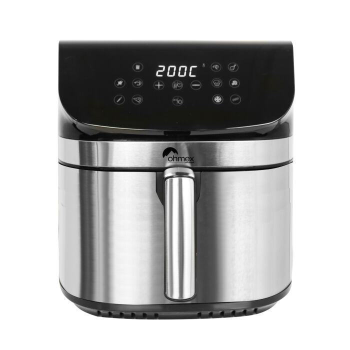 Friteuse Ohmex à air chaud, 9 litres, avec 8 fonctions