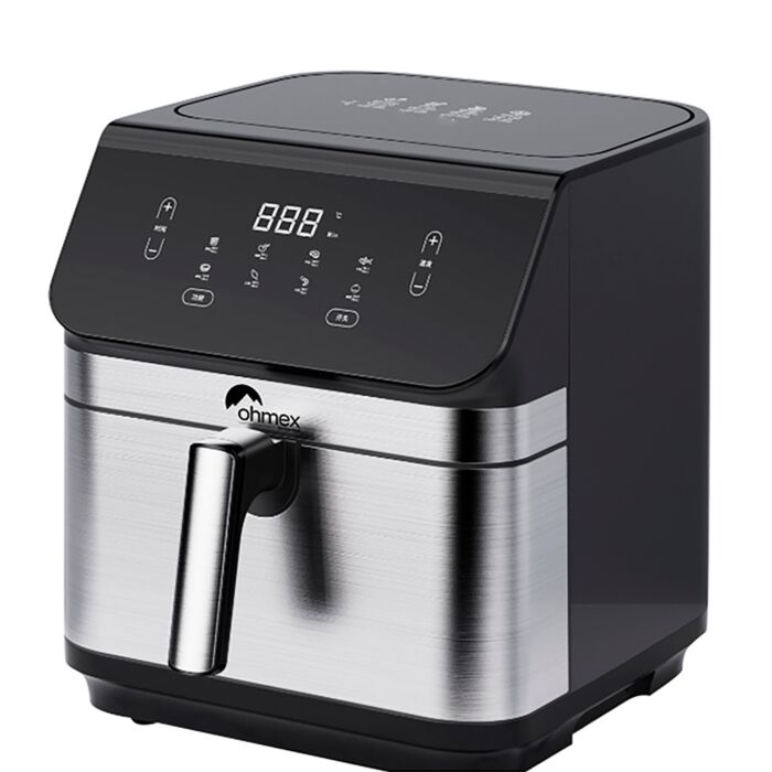Friteuse Ohmex à air chaud, 9 litres, avec 8 fonctions
