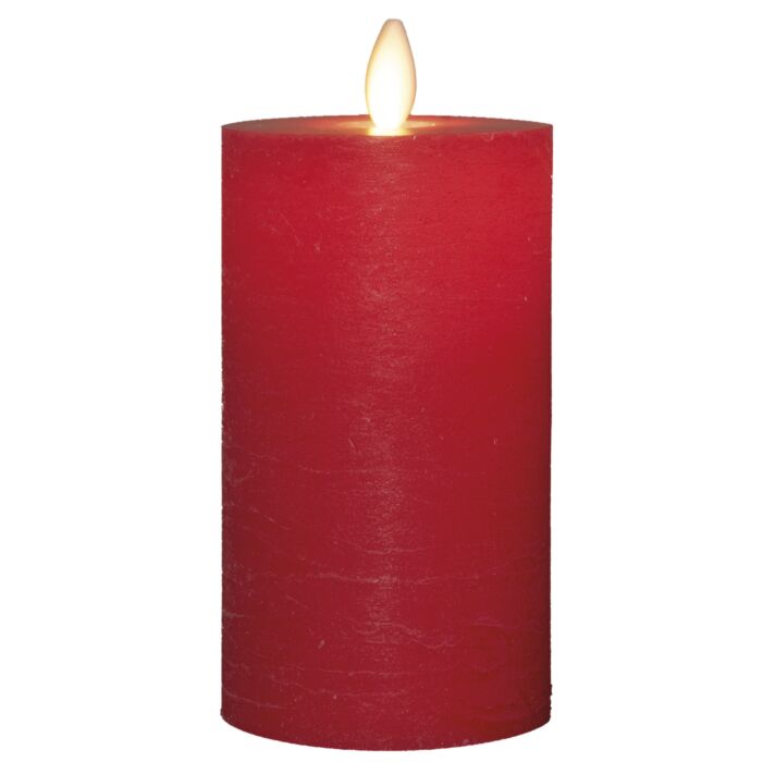 Stumpenkerze aus Echtwachs — Rot main product photo