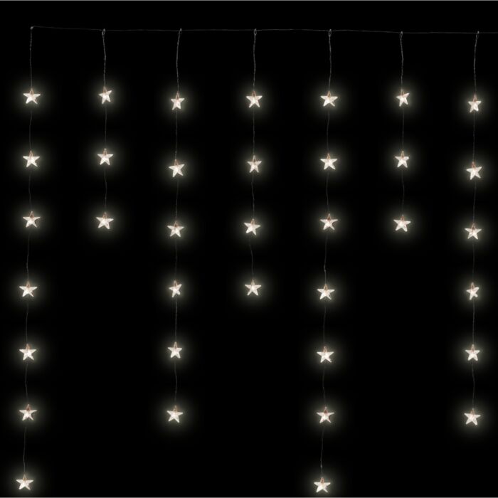 Lichtervorhang Sterne, 100 LED