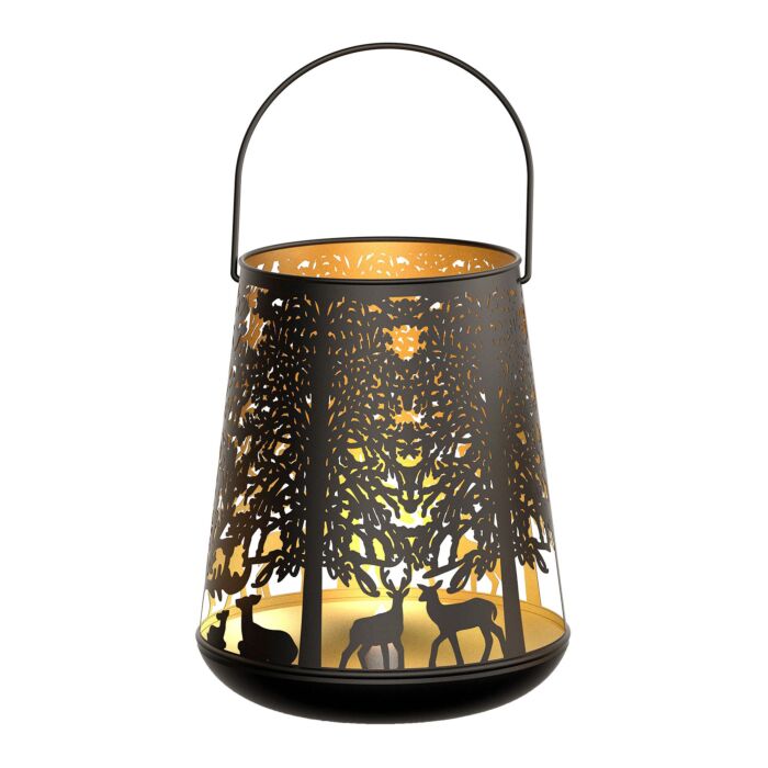 Lanterne ronde style forêt