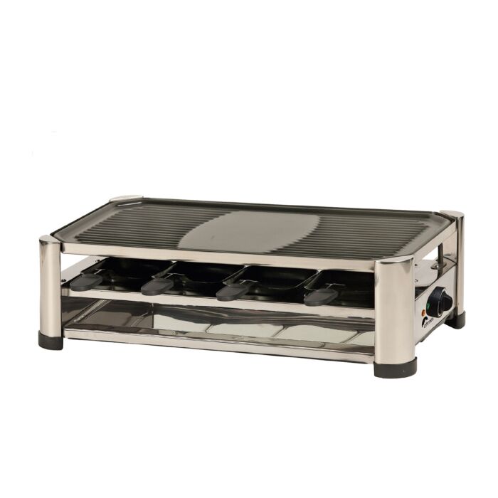 Four/gril à raclette Ohmex 3-en-1, pour 8 personnes