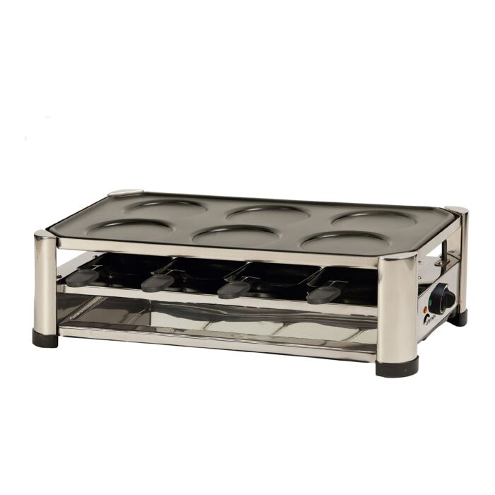 Four/gril à raclette Ohmex 3-en-1, pour 8 personnes