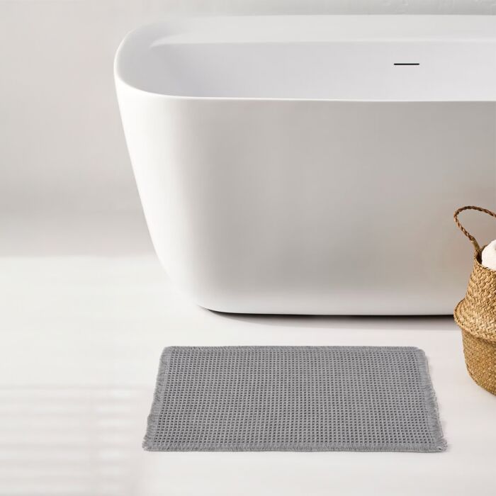 Tapis de bain à structure gaufrée