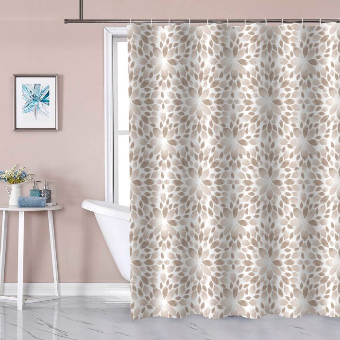 Rideau de douche textile Ornament