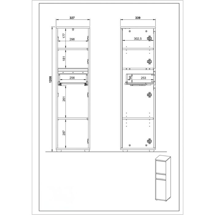 Armoire de salle de bains Lemon