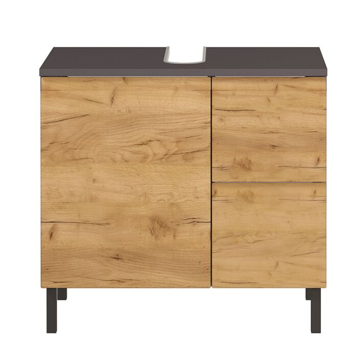 Waschbecken Unterschrank Silas graphit
