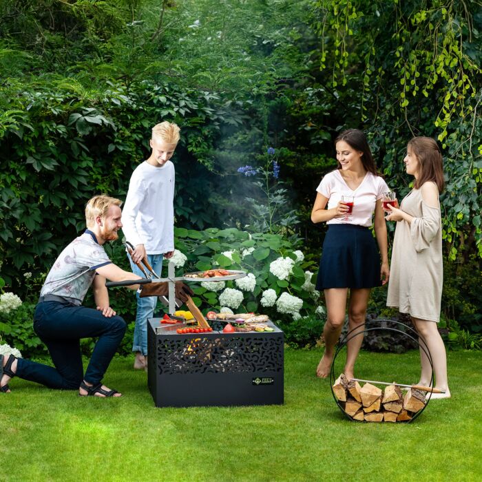 Feu du Jardin Gartenfeuer Carre