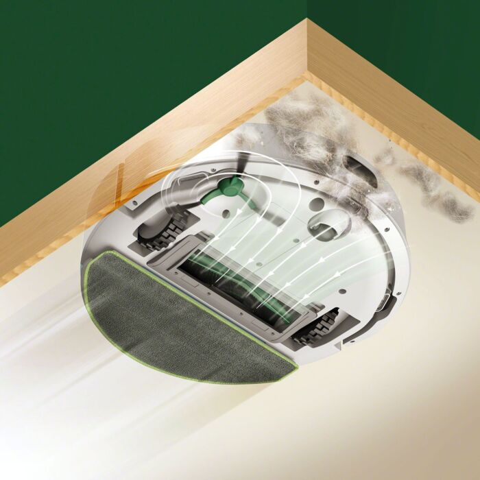 Robot aspirateur-laveur iRobot Roomba 105 Combo avec station de vidage