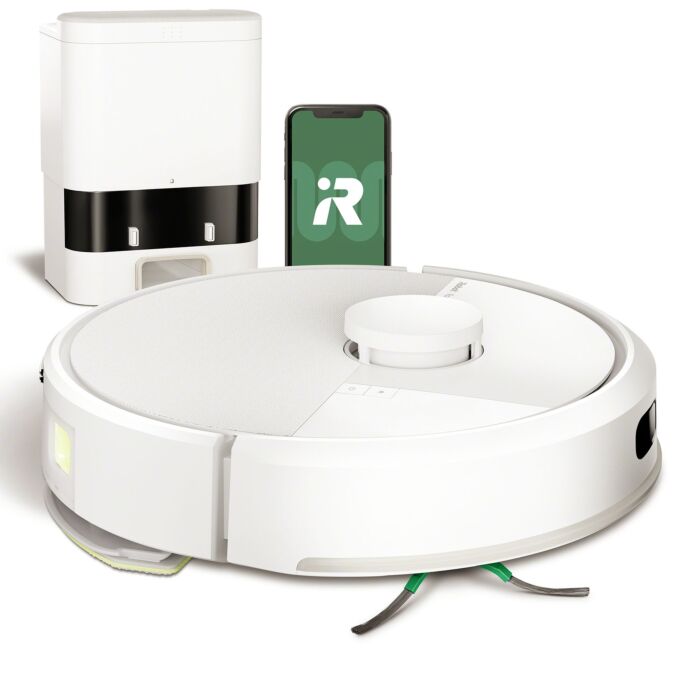 Robot aspirateur-laveur iRobot Roomba 105 Combo avec station de vidage