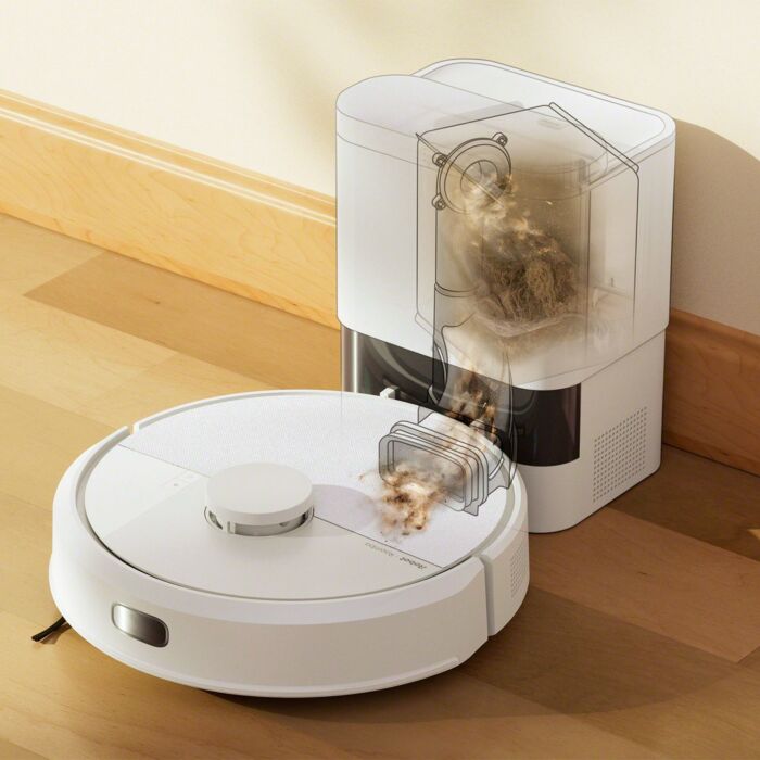 Robot aspirateur-laveur iRobot Roomba 105 Combo avec station de vidage