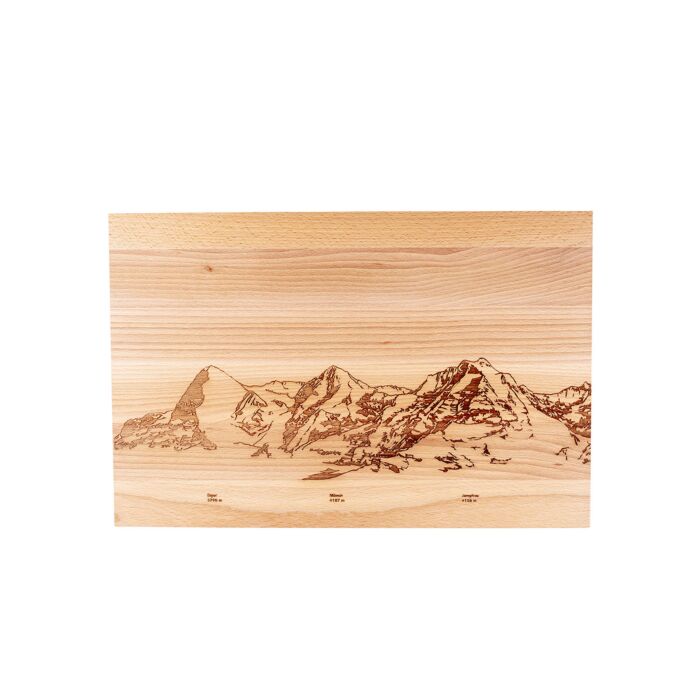 Holzbrett «Eiger, Mönch und Jungfrau» main product photo
