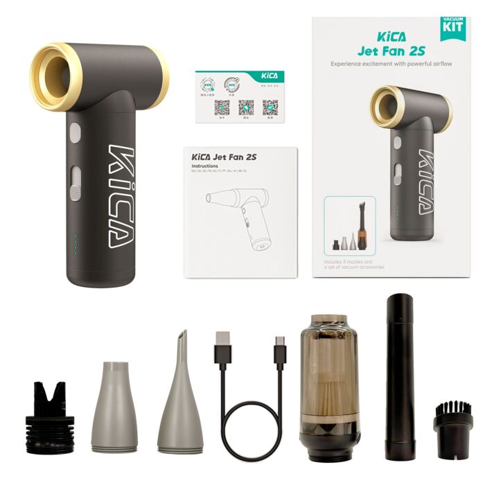 KiCA Jet Fan 2S Aspirateur souffleur multifonctions