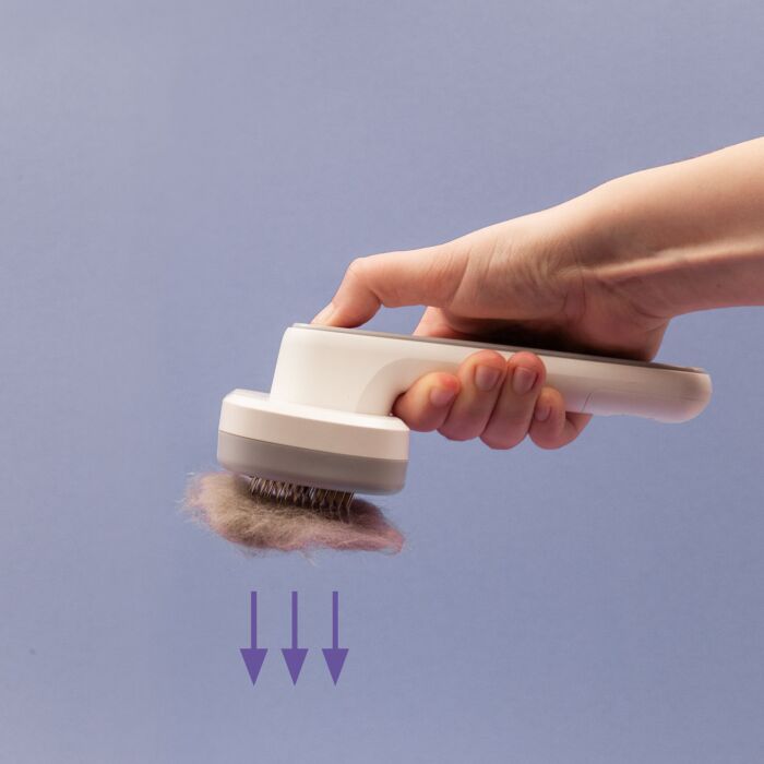 PiddiPet Tierhaarbürste IonBrush