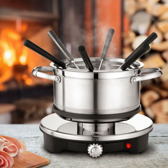 Trisa set à fondue Vario Inox, 9 éléments