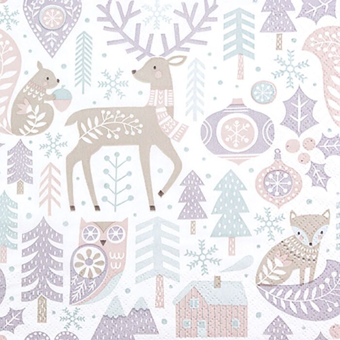 Serviettes Scandi Pattern Pure main product photo