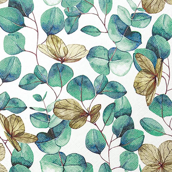 Cocktailservietten Eucalyptus Leaves main product photo