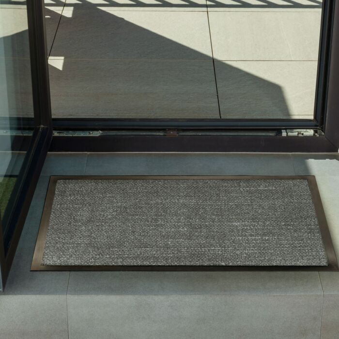 Türvorlage Graphite Weave 50x75 cm