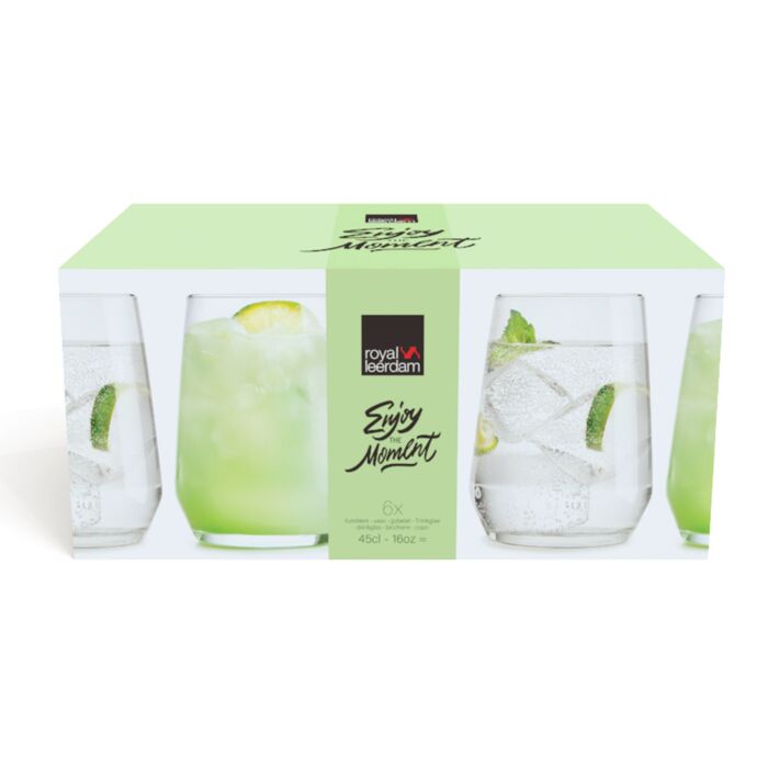 Verre à eau Enjoy the Moment, lot de 6