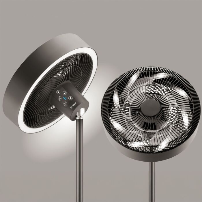 Ventilateur sur pied Trisa « Ambiance » avec éclairage LED