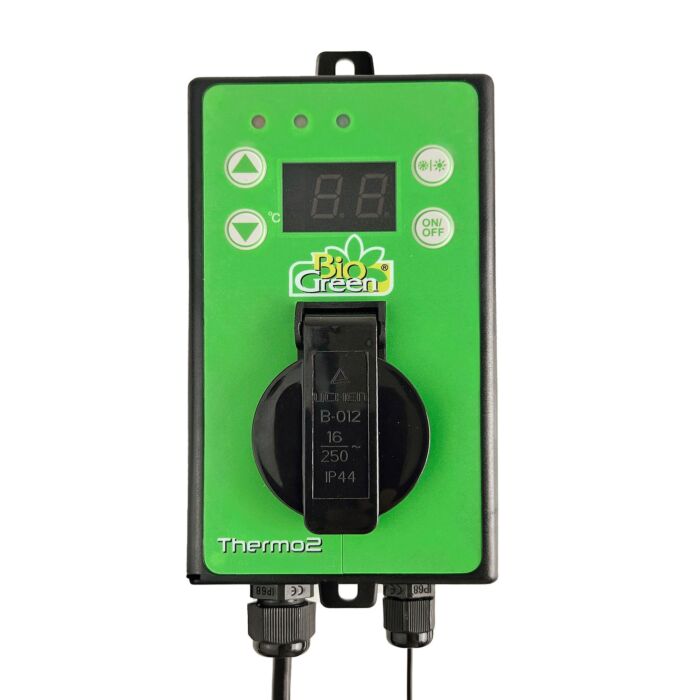 Bio Green Gewächshausheizung mit digitalem Thermostat
