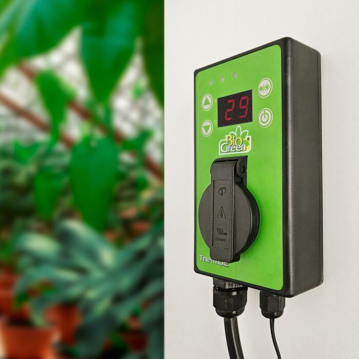 Bio Green Gewächshausheizung mit digitalem Thermostat