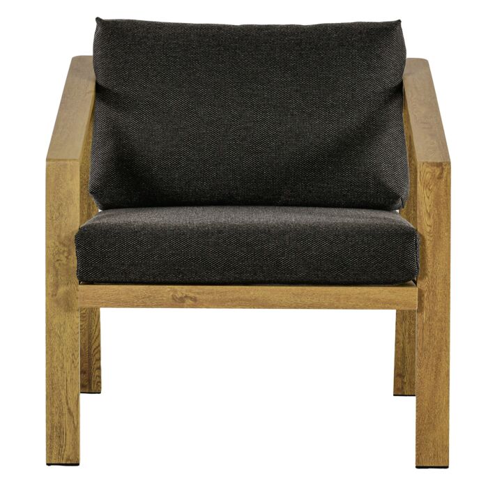 Fauteuil Paris - structure en aluminium aspect bois