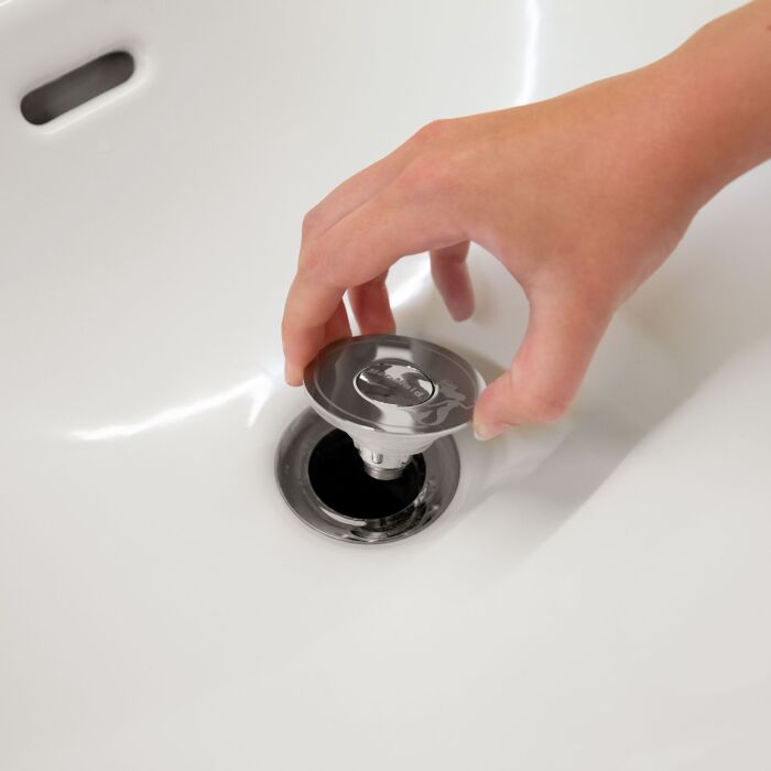 Bouchon évier universel Drain Magic 2 en 1 avec filtre