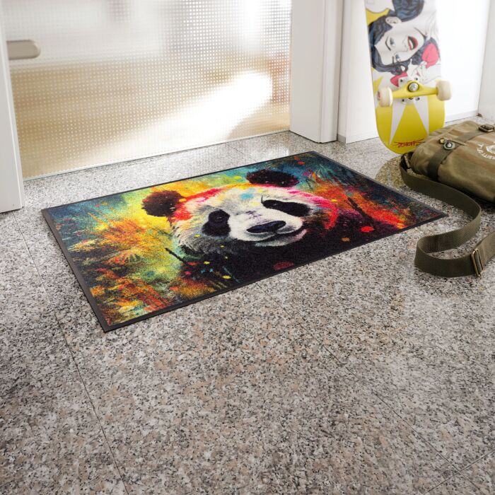 Paillasson wash+dry Pandy Mc Panda 50x75 cm