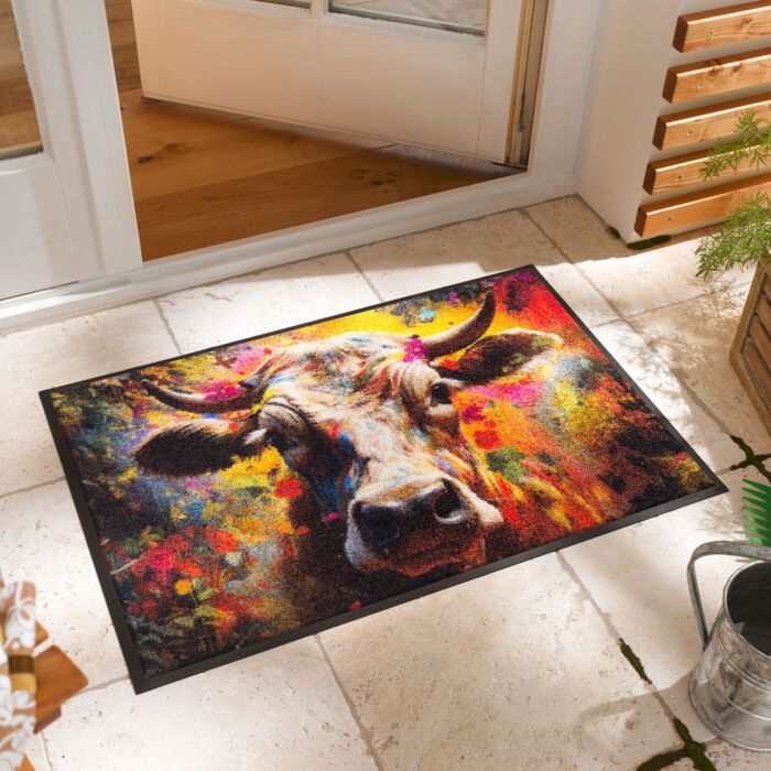 Paillasson wash+dry Cowy Mc Cow 50x75 cm
