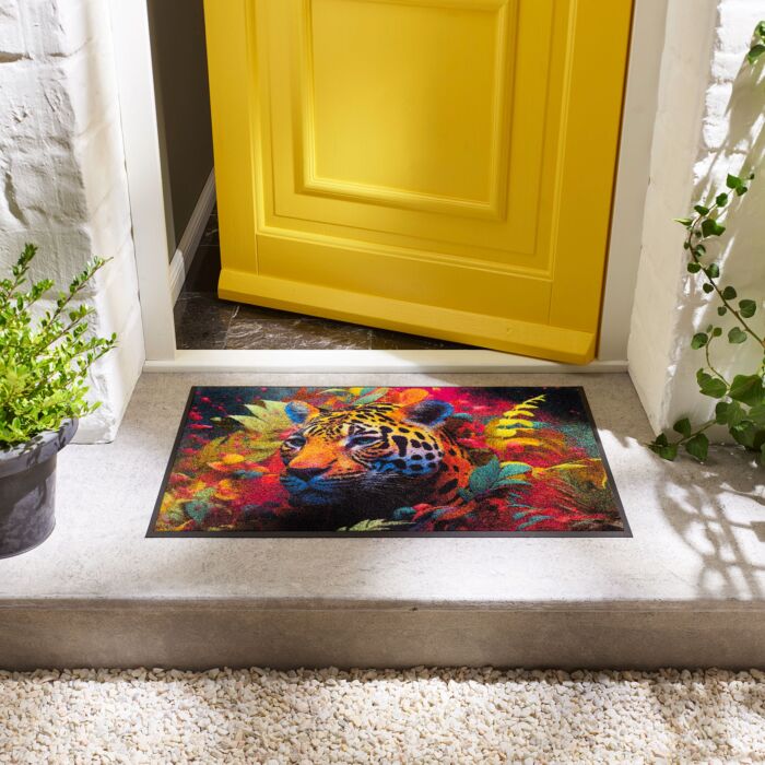 Paillasson wash+dry Leopy Mc Leopard 50x75 cm