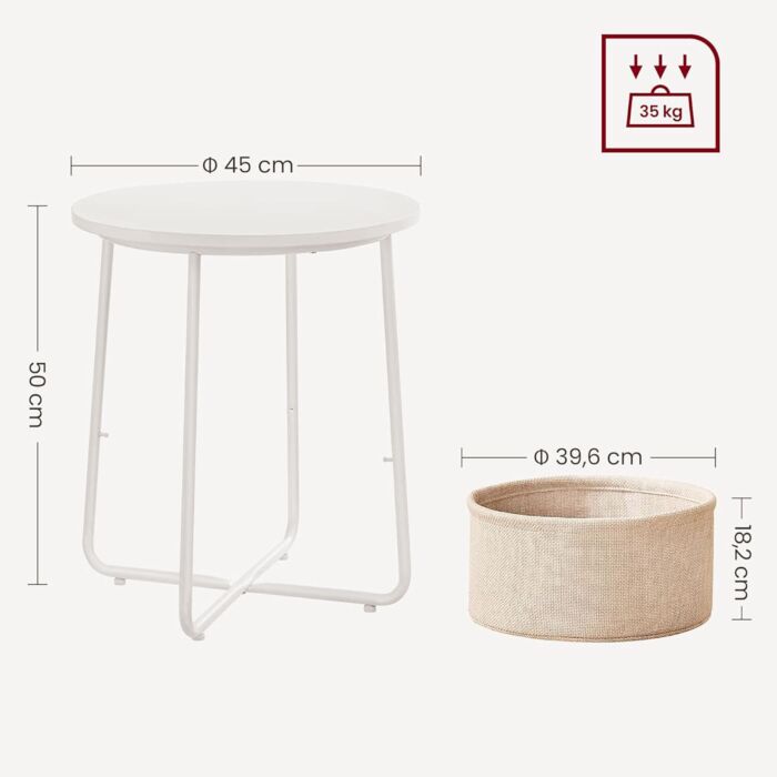Table d'appoint VASAGLE Lilea