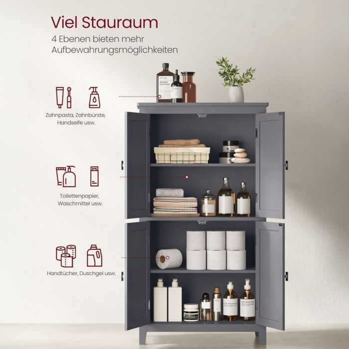 Badezimmerschrank, 4-türig