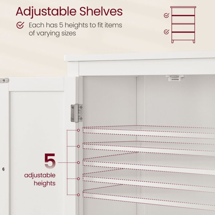 Badezimmerschrank, 4-türig
