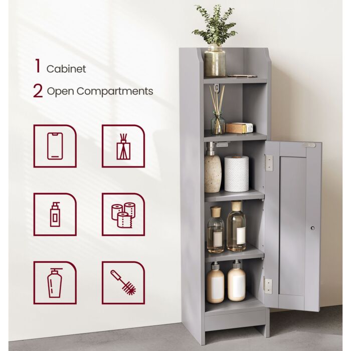VASAGLE Badezimmerschrank Nino