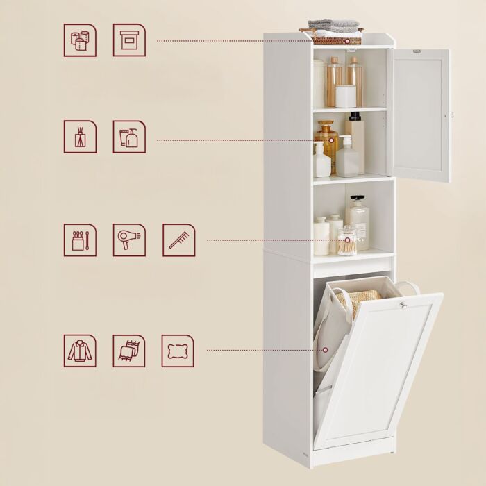 VASAGLE Badezimmerschrank