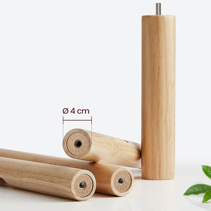 VASAGLE Kleiderständer Holz mit 8 Hacken