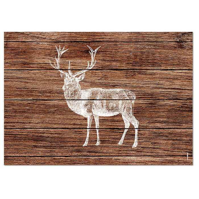 Set de table en papier Deer Lodge